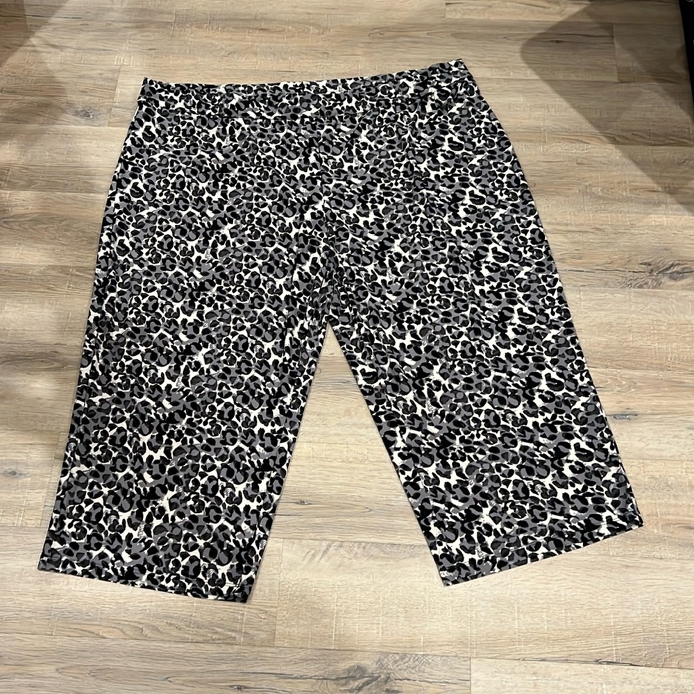 Dennis Basso Wide Leg Crop Pants